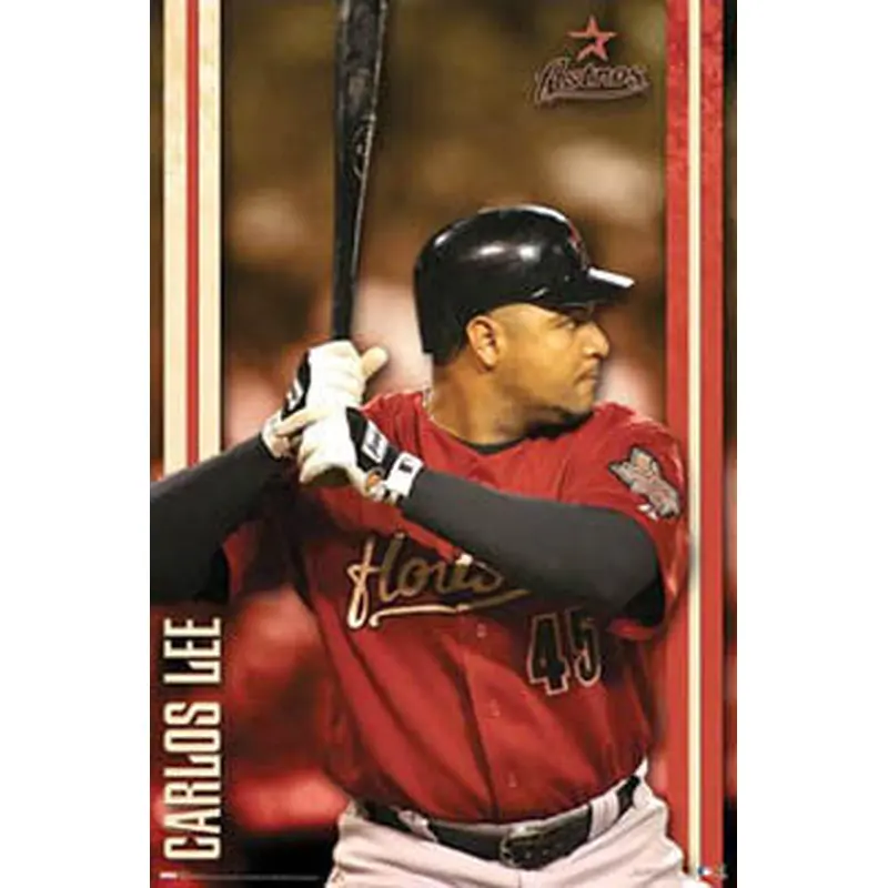 Carlos Lee "Slugger" Houston Astros MLB Action Poster - Costacos 2008