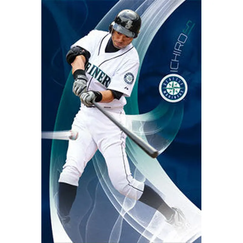 Ichiro Suzuki "Perfect Swing" Seattle Mariners Poster - Costacos 2011