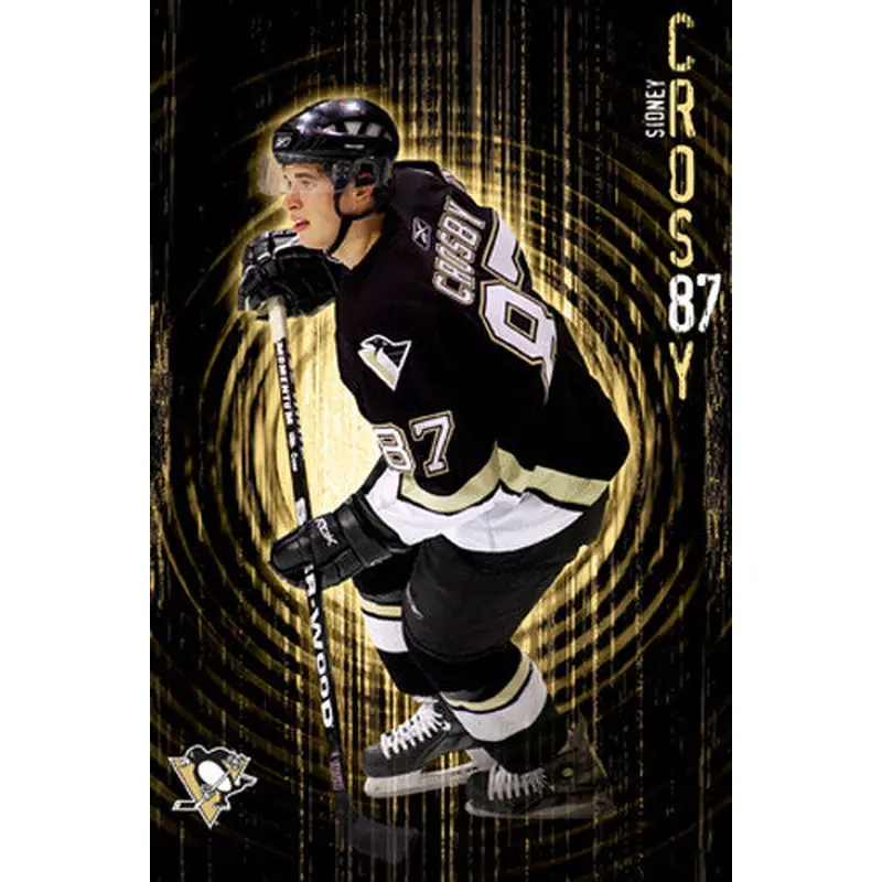 Sidney Crosby "The Zone" (Rookie Year) Pittsburgh Penguins Poster - Costacos 2005
