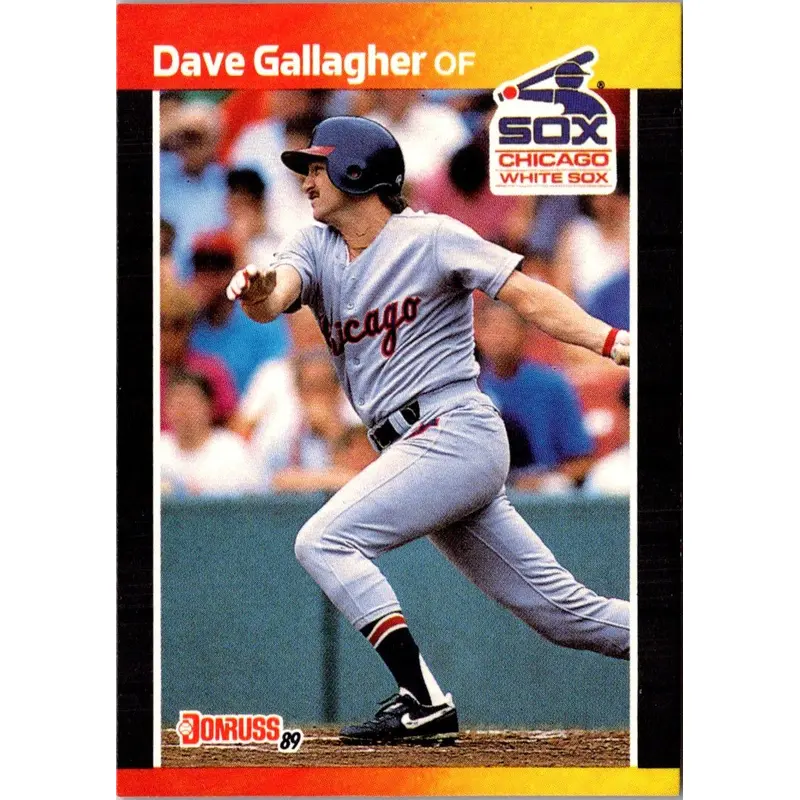 1989 Donruss Dave Gallagher #384 Rookie