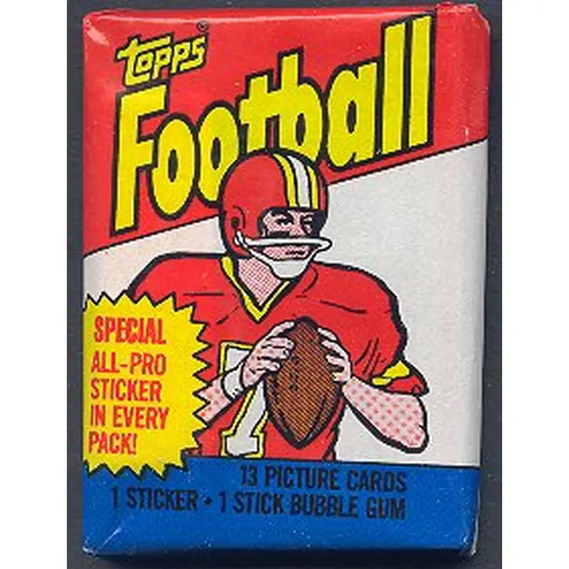1983 Topps Football Unopened Wax Pack