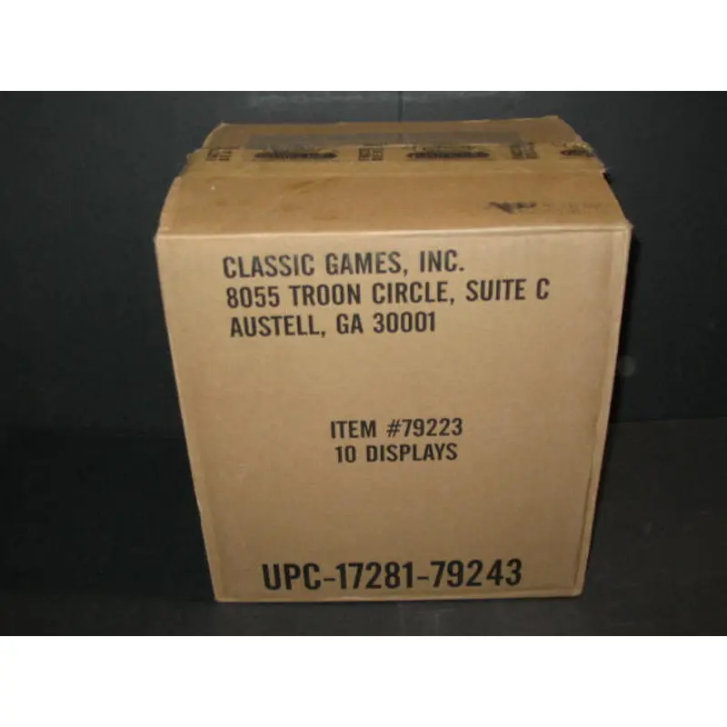 1992/93 1992 Classic Basketball Case (10 Box)