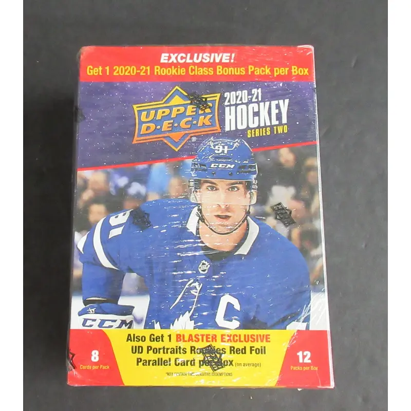 2020/21 Upper Deck Hockey Series 2 Blaster Box (12/8)