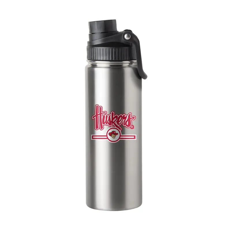 Nebraska 21oz Campus Colors Letterman Twist Top Bottle