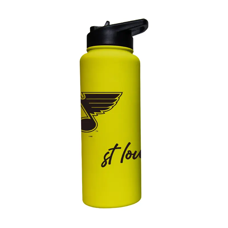 St Louis Blues 34oz Cru Bold Soft Touch Quencher