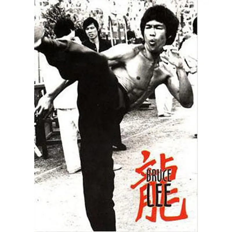 Bruce Lee "Classic Kick" Shaolin Martial Arts Poster - Pyramid Posters