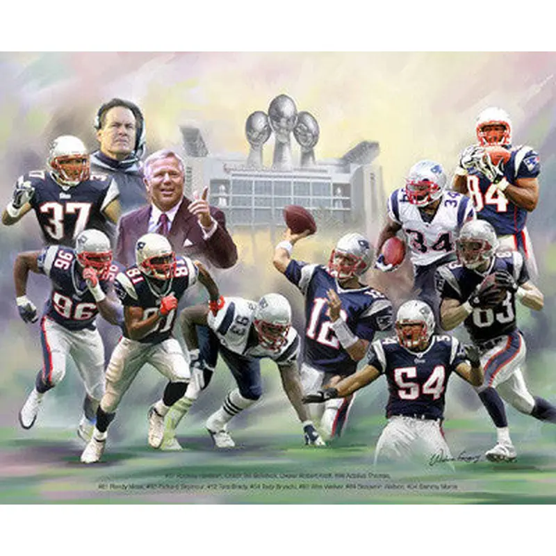New England Patriots "Patriot Perfection" Poster Print by Wishum Gregory