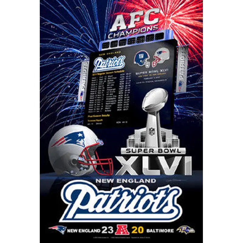New England Patriots "Super Season XLVI" - Action Images 2012