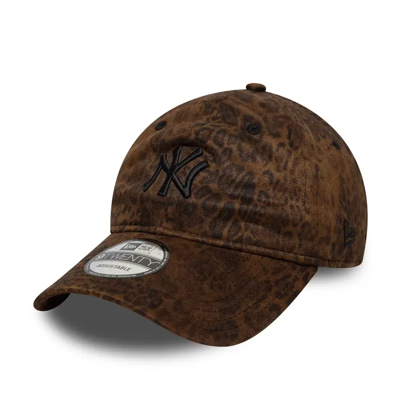 New York Yankees MLB Leopard Black 9TWENTY Adjustable Cap