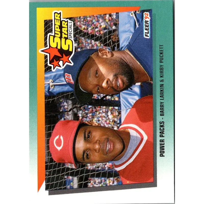 1992 Fleer Barry Larkin/Kirby Puckett #704