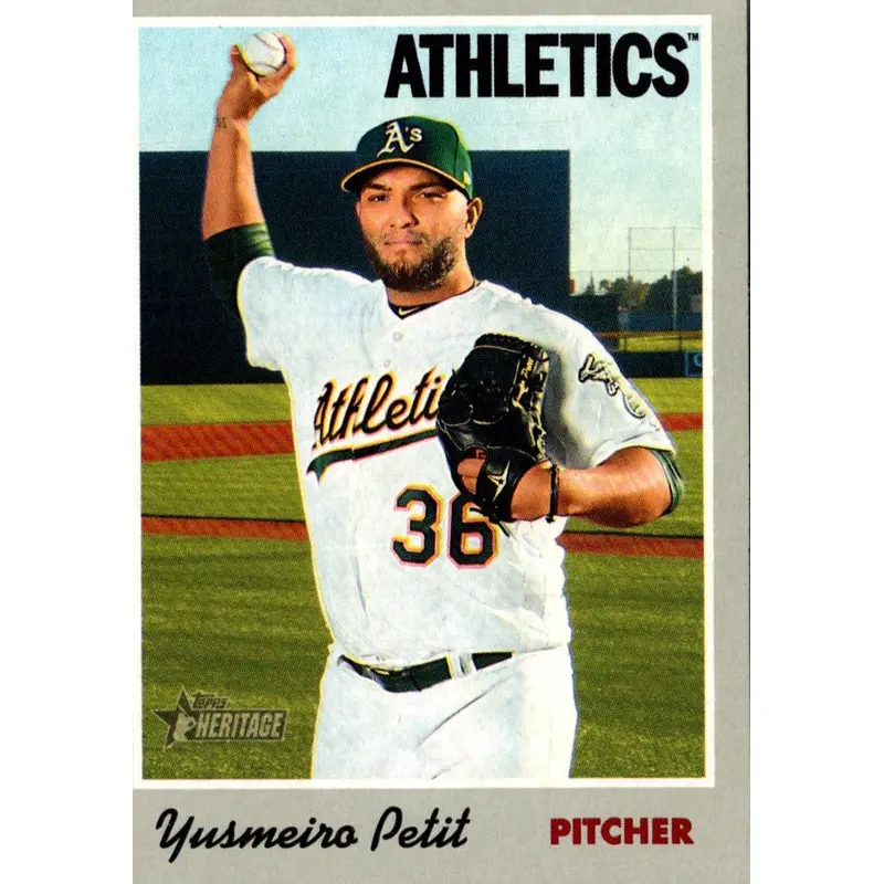 2019 Topps Heritage Yusmeiro Petit #41