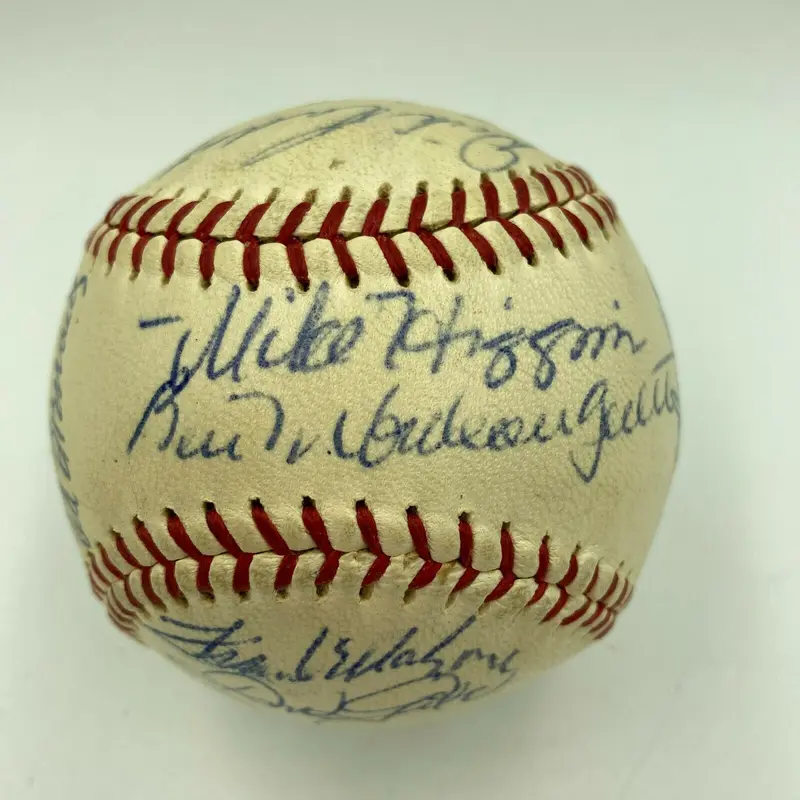 1962 Boston Red Sox Team Signed Official American League Baseball