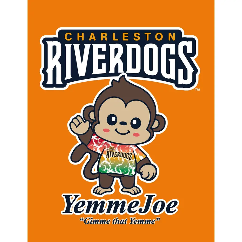 Charleston RiverDogs Youth YemmeJoe Orange Tee