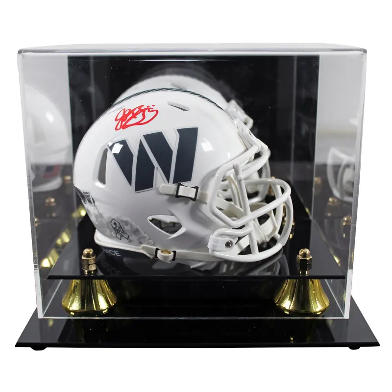 Commanders John Riggins Signed Salute To Service III Mini Helmet w/ Case BAS Wit
