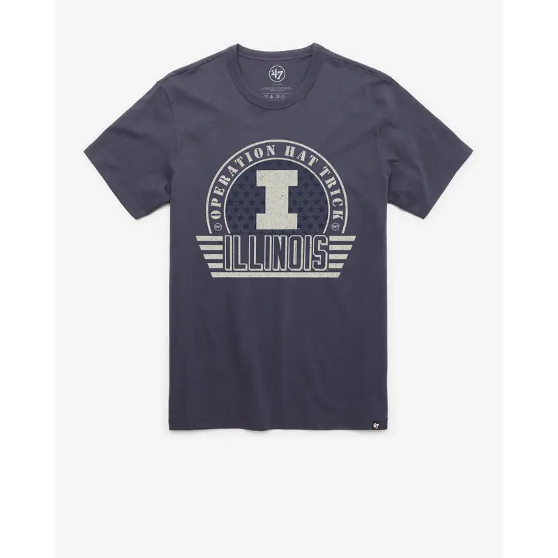 ILLINOIS FIGHTING ILLINI OPERATION HAT TRICK OHT CONVOY '47 FRANKLIN TEE