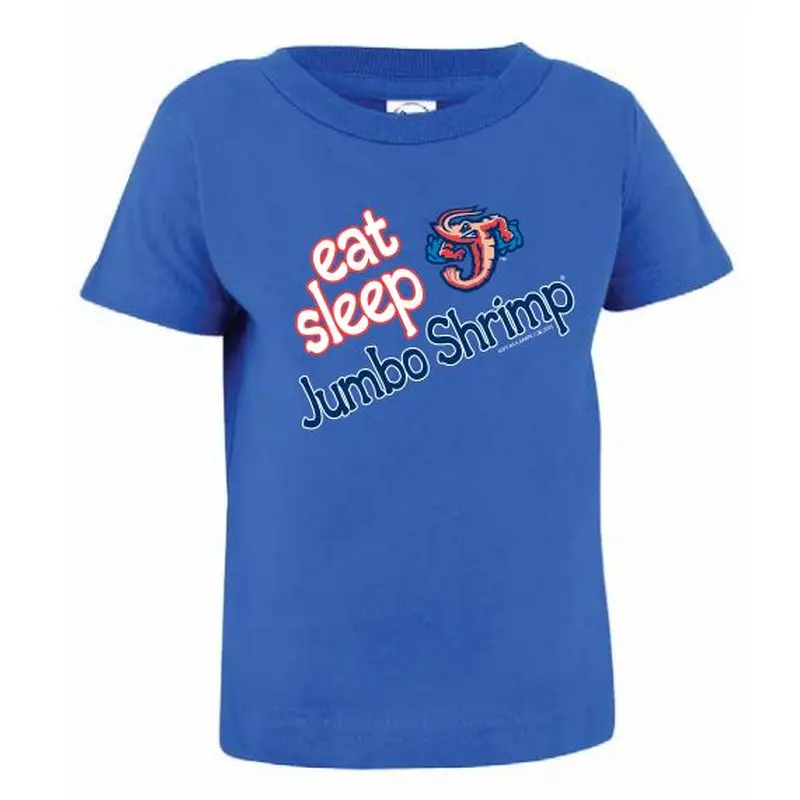 Jacksonville Jumbo Shrimp Soft As A Grape Royal Infant Tee