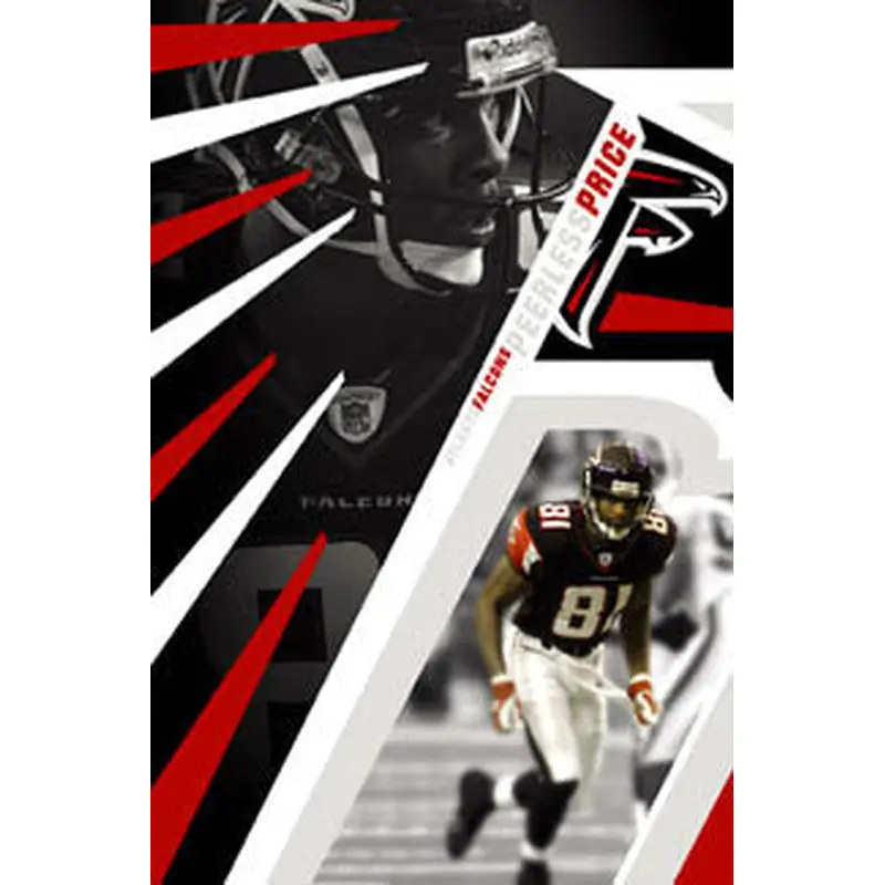 Peerless Price "Falcons Flash" Atlanta Falcons Poster - Costacos 2004