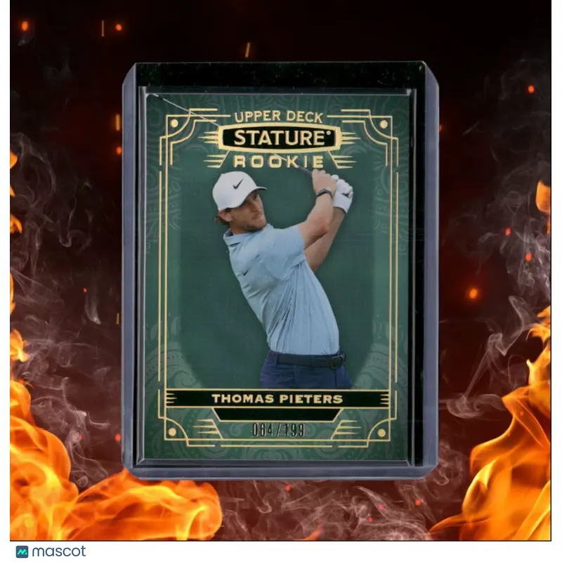 2024 Upper Deck Portfolio Thomas Pieters Stature Green Rookie 064/199 #16