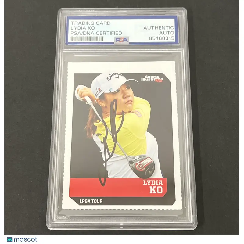 #506 Lydia Ko signed card PSA