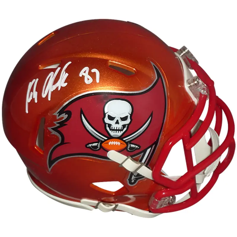 Rob Gronkowski Autographed Tampa Bay Buccaneers (FLASH Alternate) Mini Helmet - Radtke