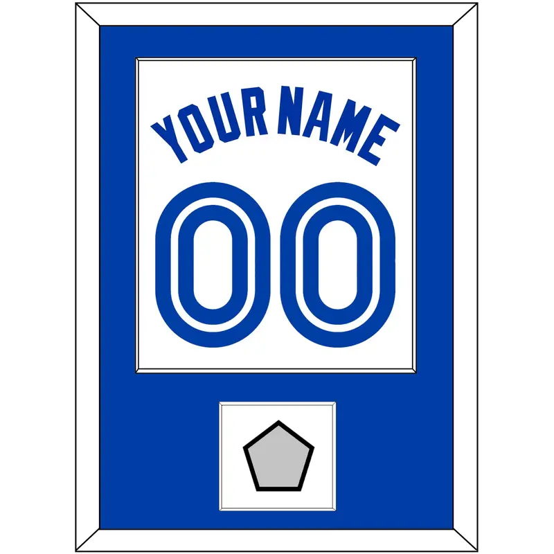 Toronto Name & Number With World Series Patch - Home White (1981-1996) - Single Mat 1