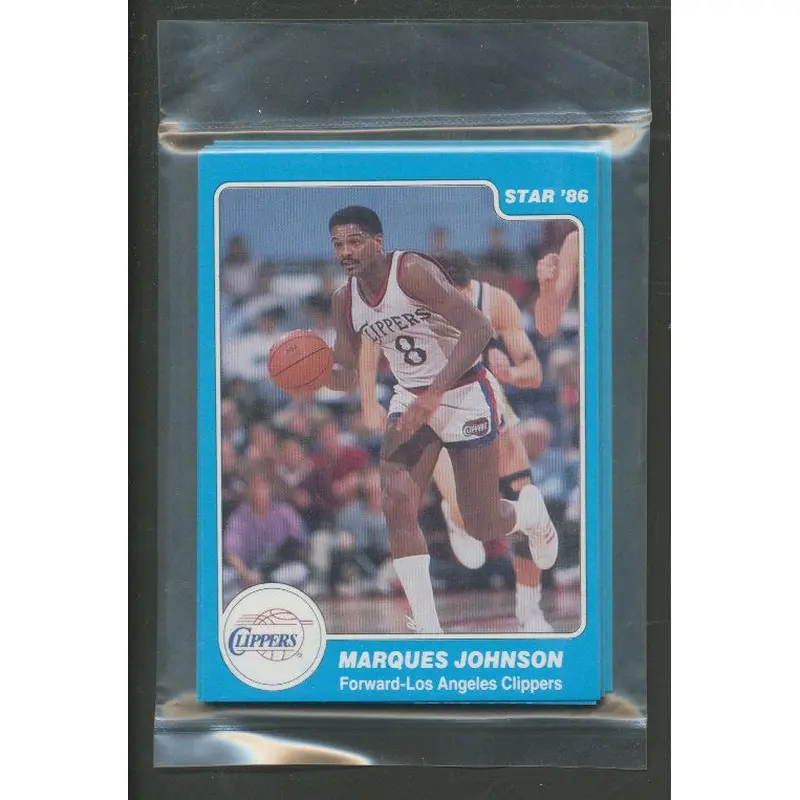 1985/86 Star Basketball Clippers Complete Bagged Set