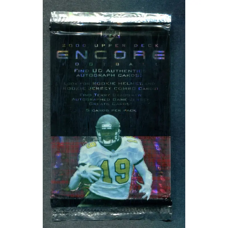 2000 Upper Deck Encore Football Unopened Pack (Hobby)