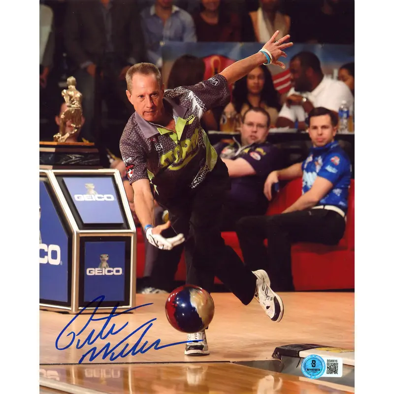 Pete Weber Bowling Authentic Signed 8x10 Vertical Photo Autographed BAS 6