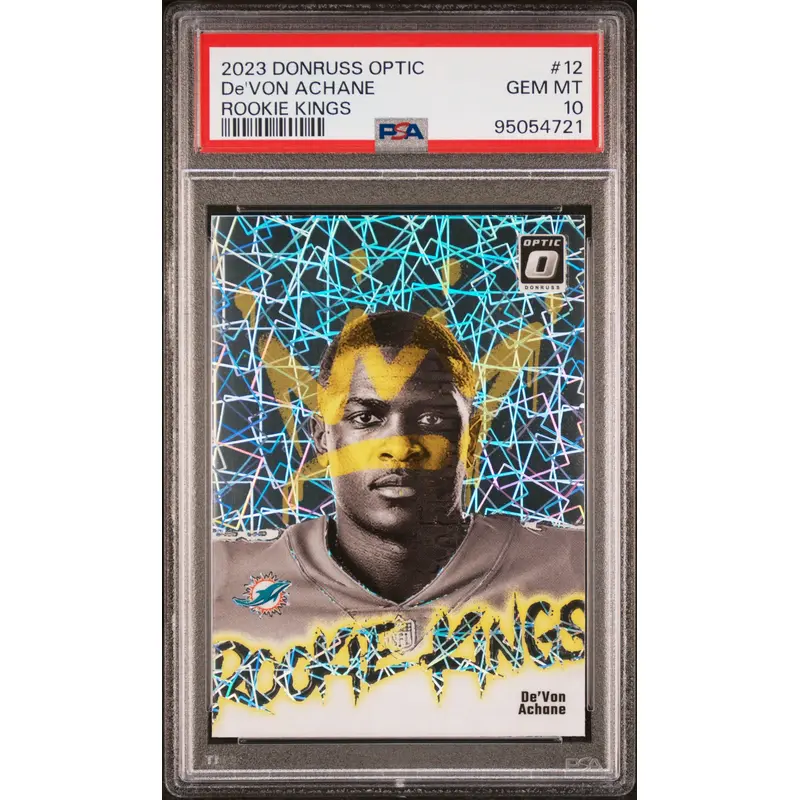 De'Von Achane 2023 Donruss Optic Rookie Kings PSA 10 Gem Mint