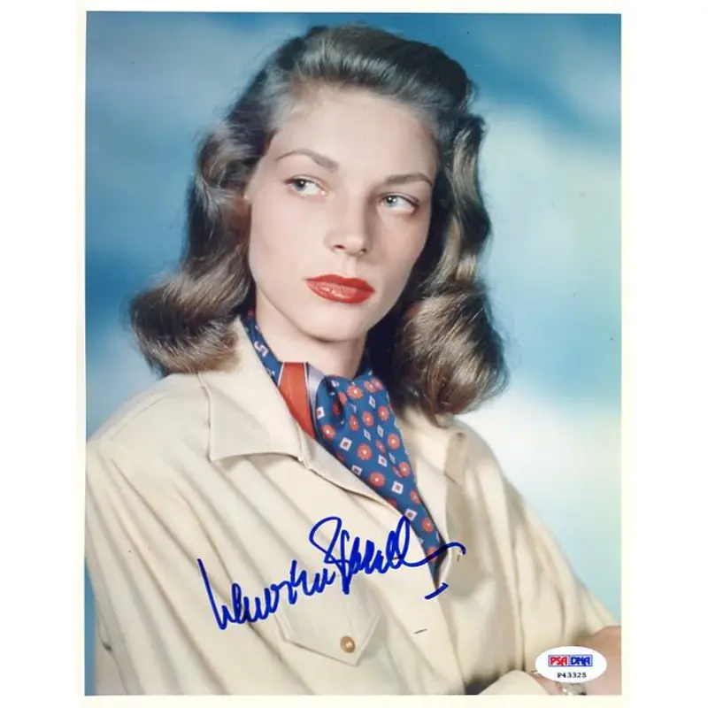 Lauren Bacall Signed Authentic 8X10 Photo Autograph PSA/DNA #P43325
