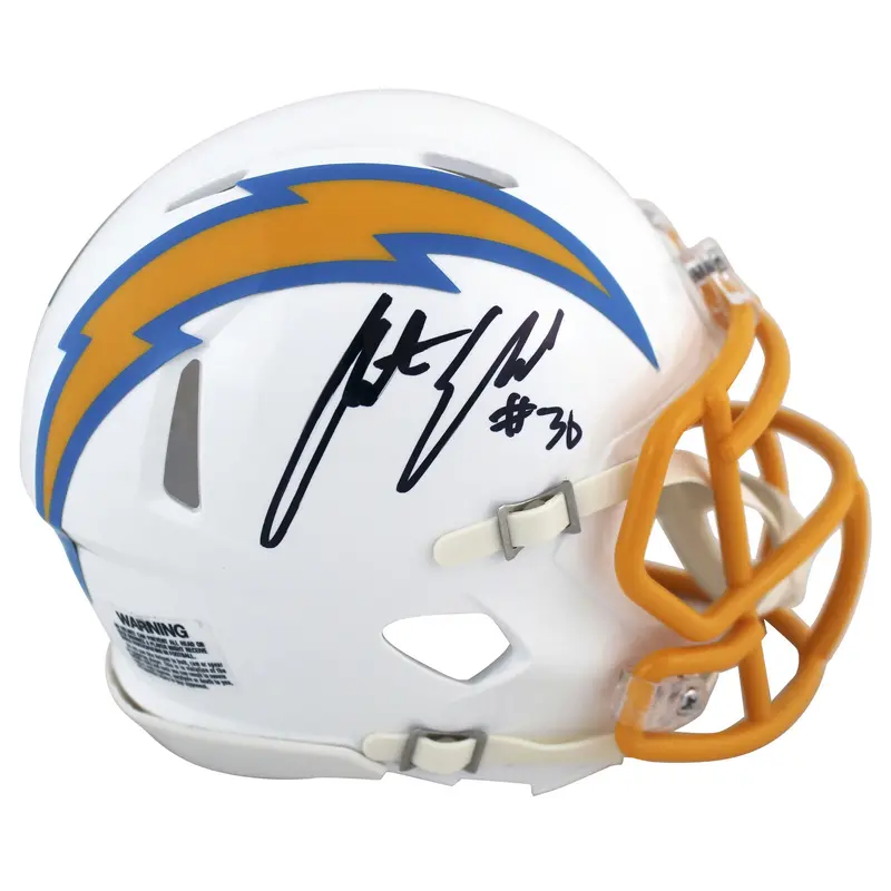 Austin Ekeler Autographed Los Angeles Chargers Mini Helmet