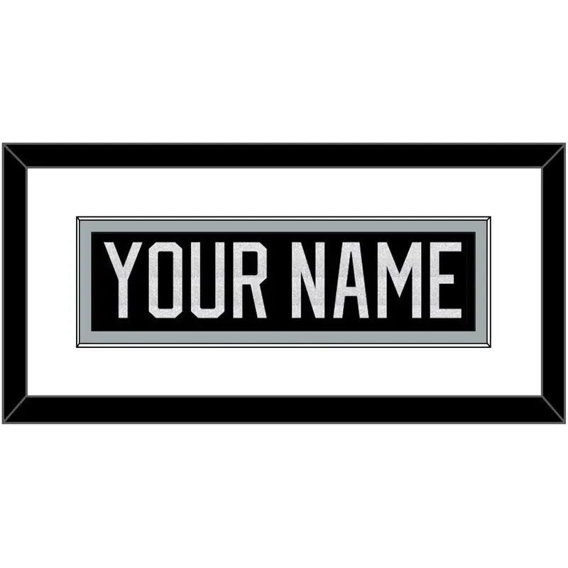 Los Angeles Nameplate - Home Black - Single Mat 1