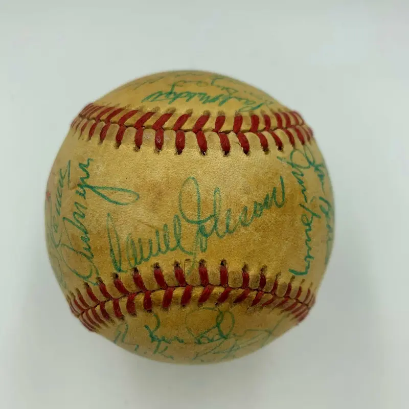 1977 Seattle Mariners Inaugural Season Team Signed American League Baseball