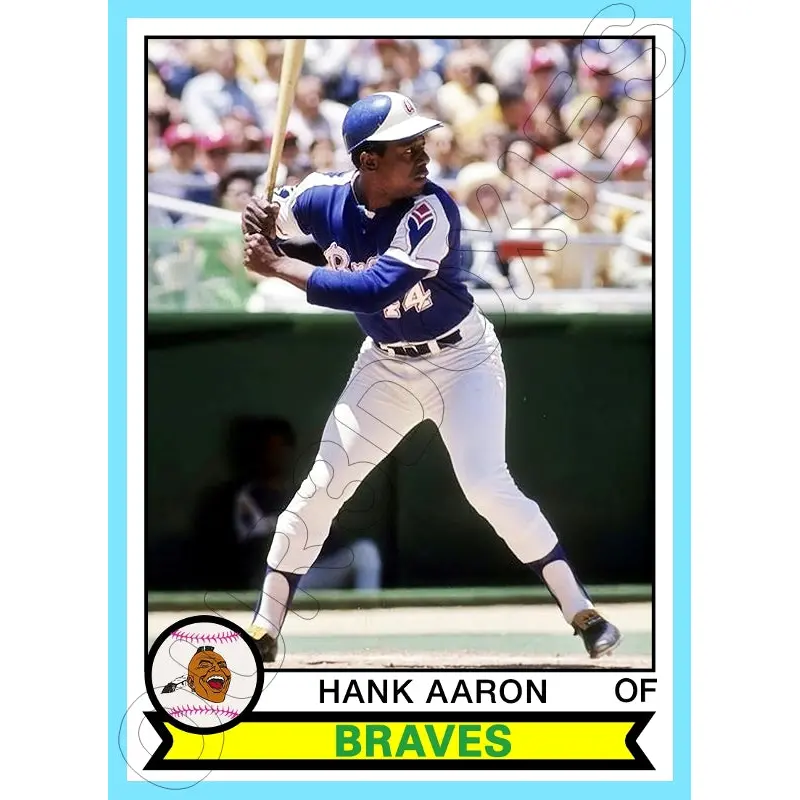 Hank Aaron 1979 Topps Custom Card - 4911