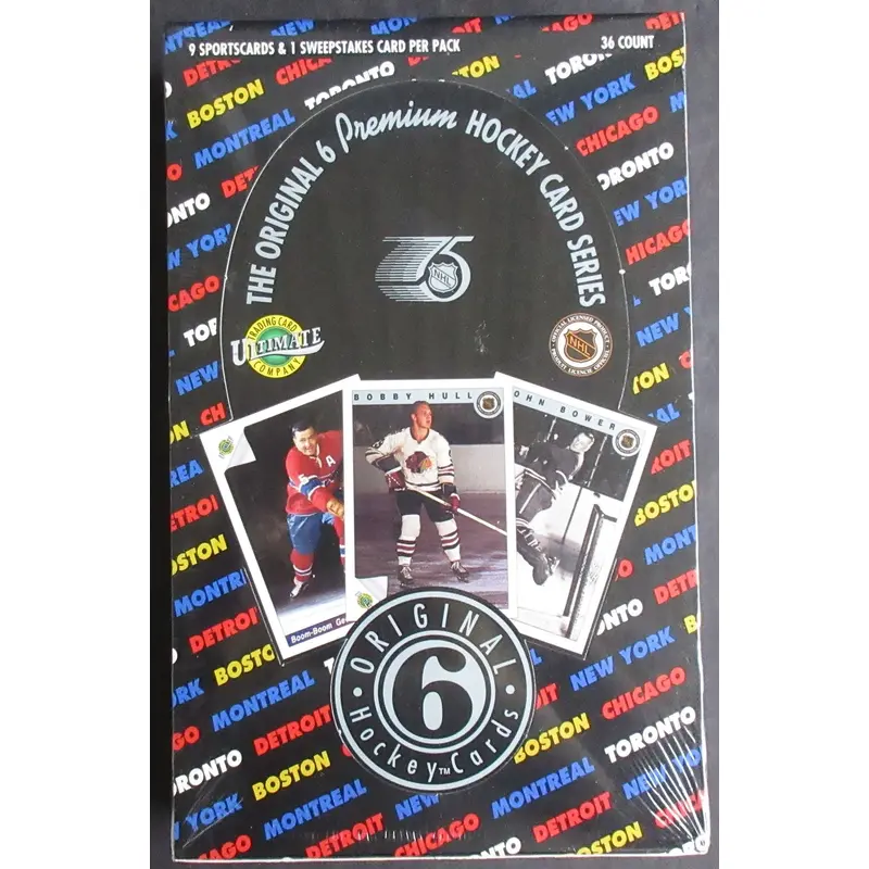 1992 1992/93 Ultimate The Original 6 Hockey Box (36/10)