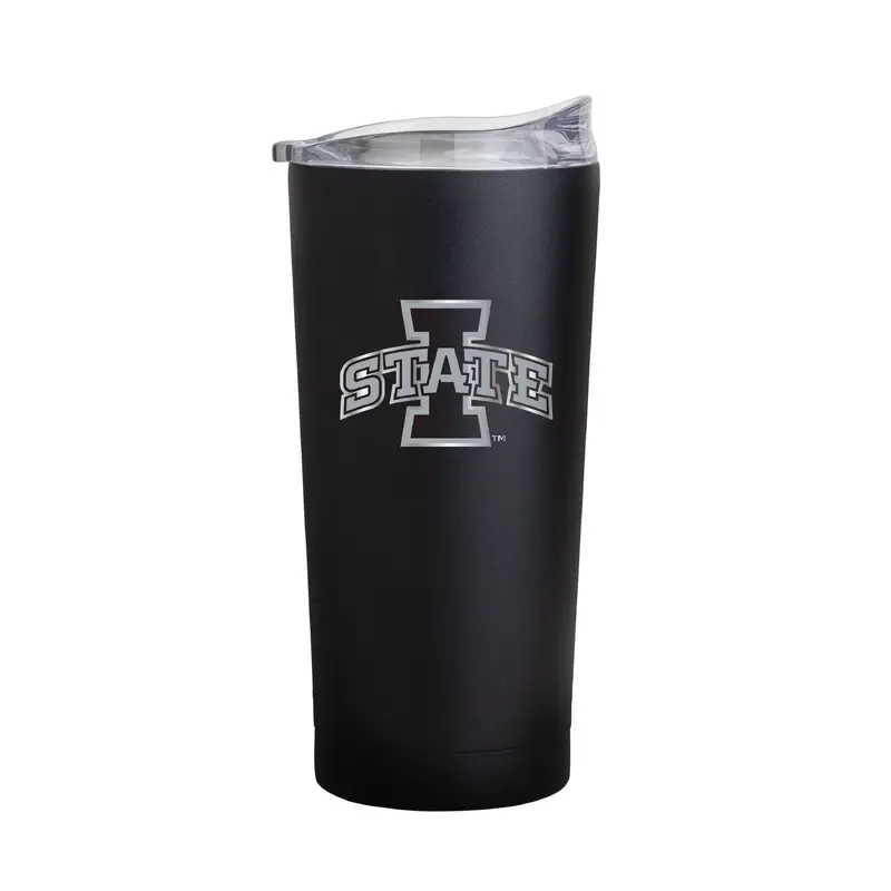 Iowa State Black 20oz Foil Powder Coat Tumbler