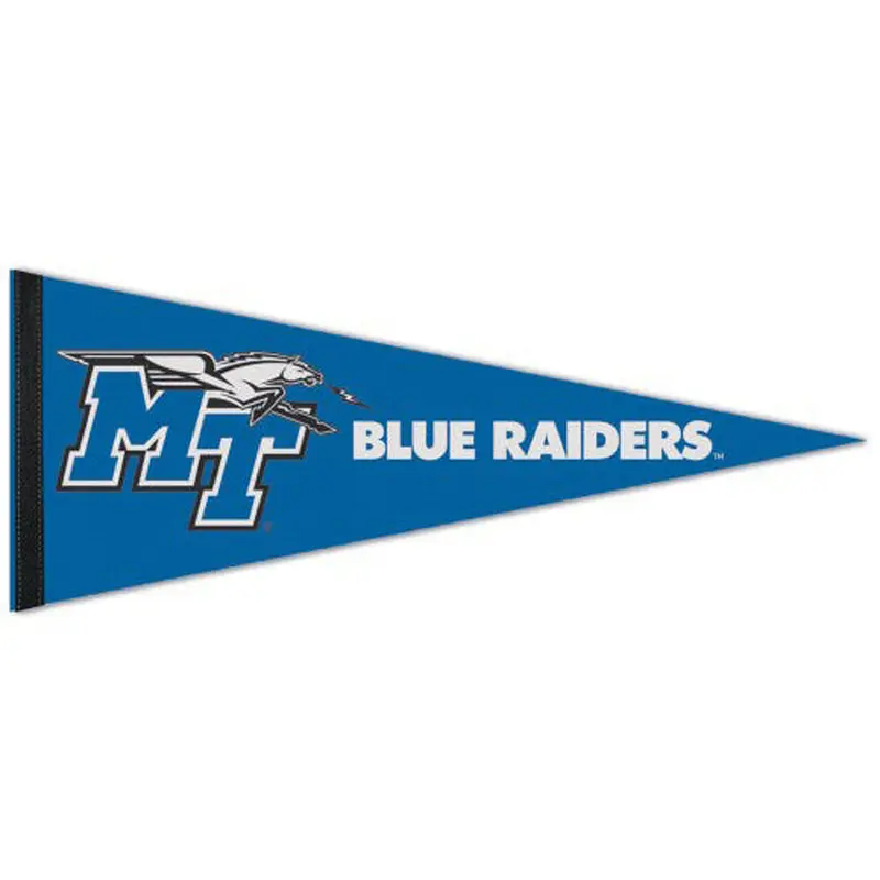 Middle Tennessee State Blue Raiders NCAA Team Logo Premium Felt Pennant - Wincraft Inc.