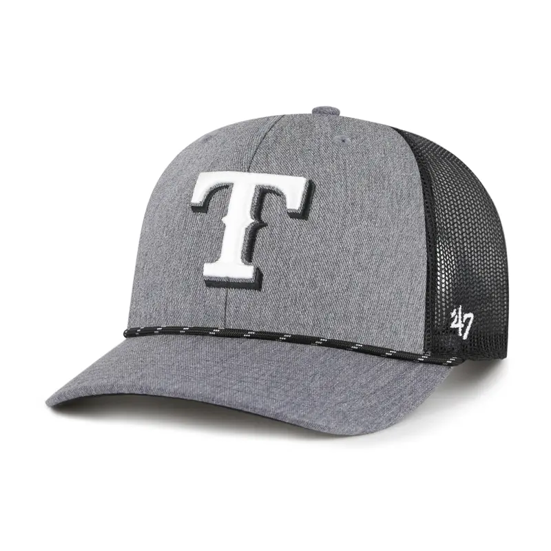 TEXAS RANGERS CARBON ROPE '47 TRUCKER