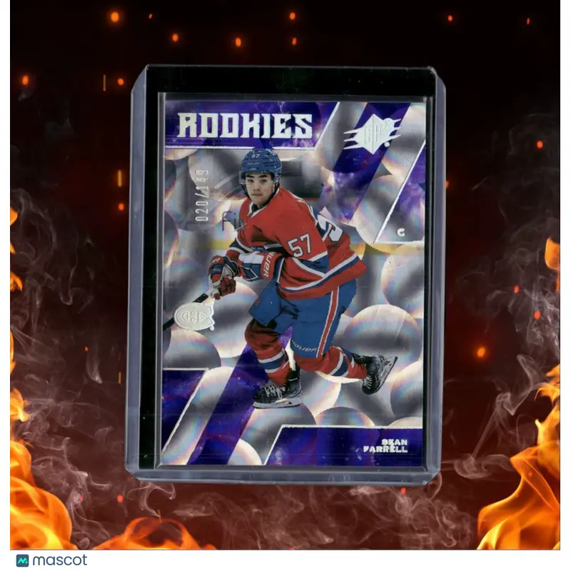 2023-24 Upper Deck SPx Sean Farrell Parallax Purple Rookie 020/149 #170