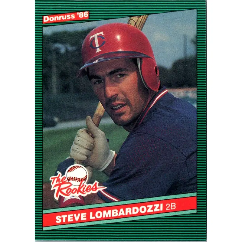 1986 Donruss The Rookies Steve Lombardozzi #18
