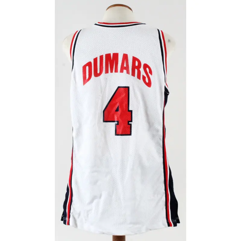 1994 Team USA Joe Dumars Olympics Game Used Basketball Jersey With COA