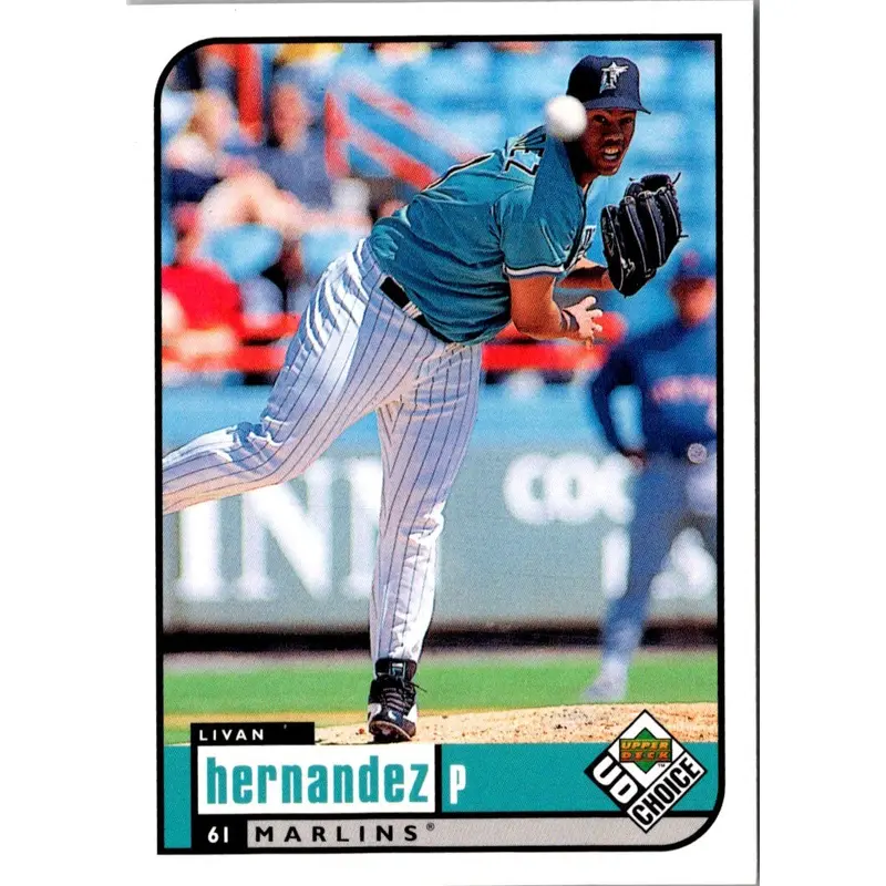 1999 UD Choice Livan Hernandez #87