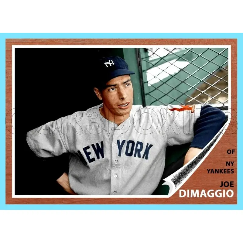 Joe Dimaggio 1962 Topps Custom Card - 4291