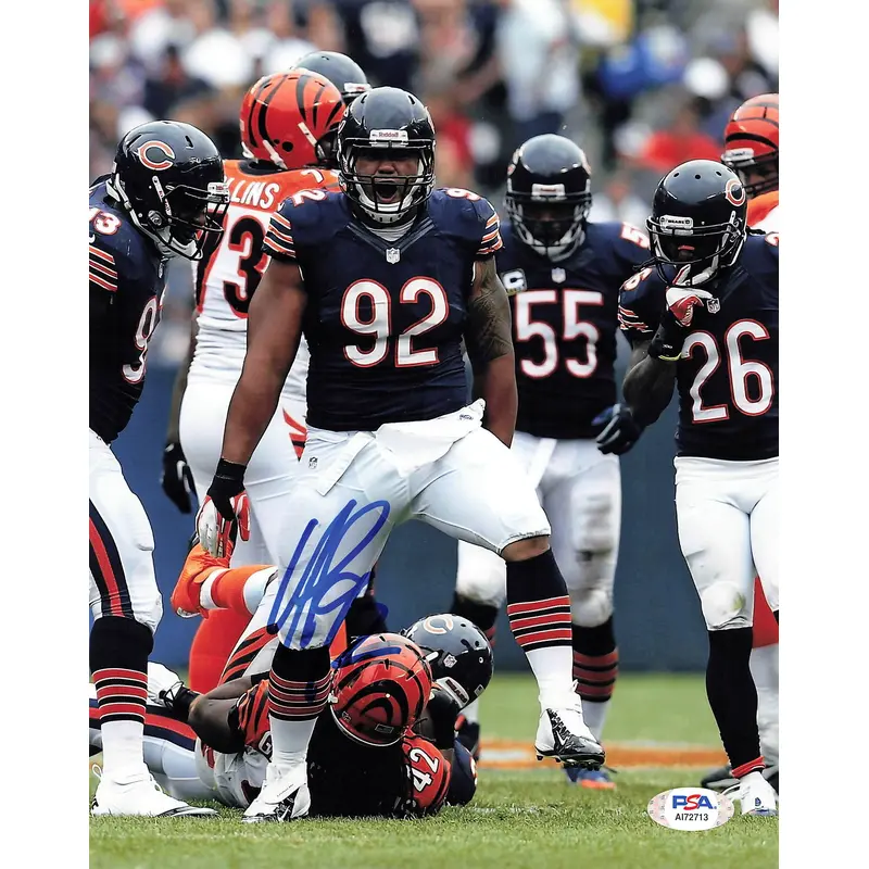 STEPHEN PAEA Signed 8x10 photo PSA/DNA Chicago Bears Autographed