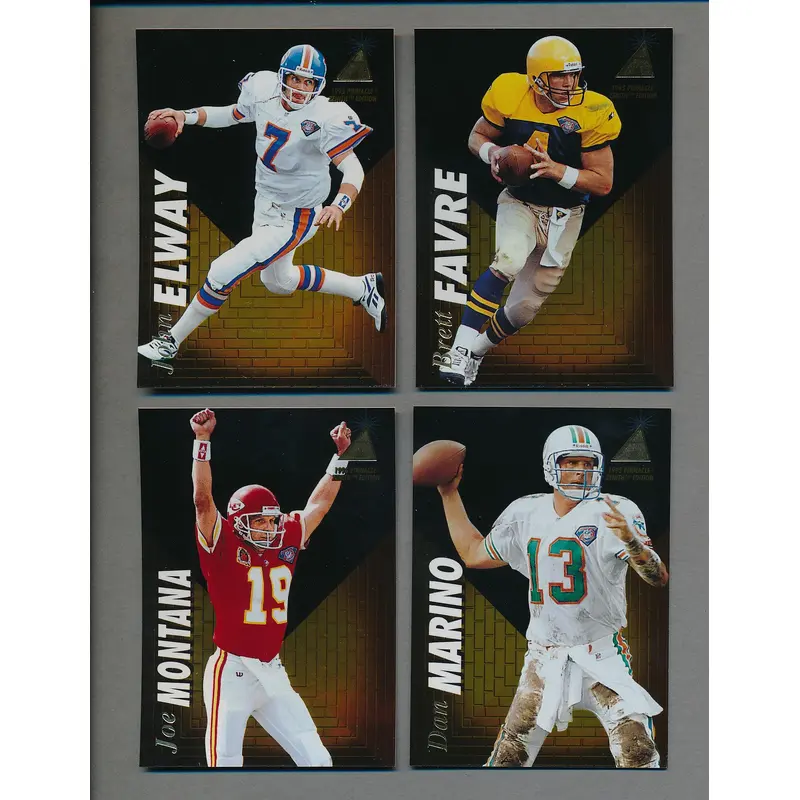 1995 Pinnacle Zenith Football Complete Set (150) NM/MT MT