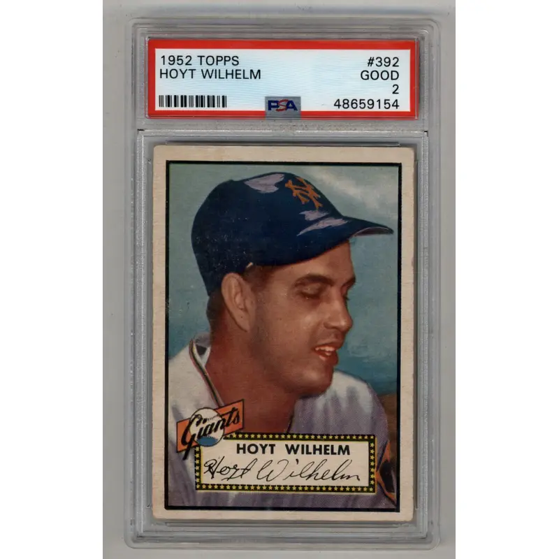 Hoyt Wilhelm 1952 Topps #392 PSA 2 Good