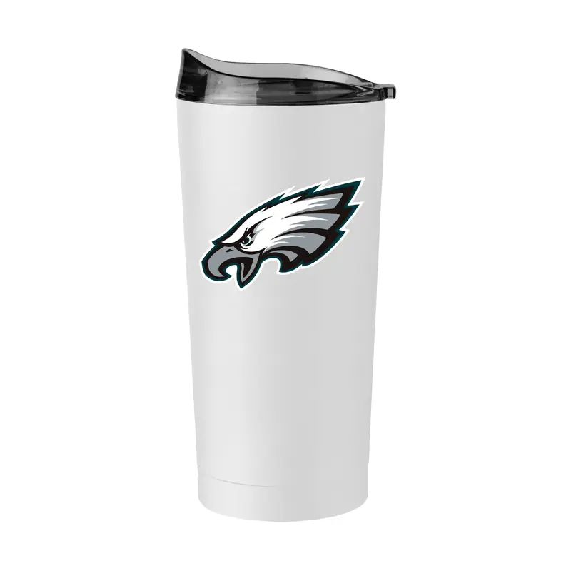 Philadelphia Eagles 20oz Swagger White Powder Coat Tumbler