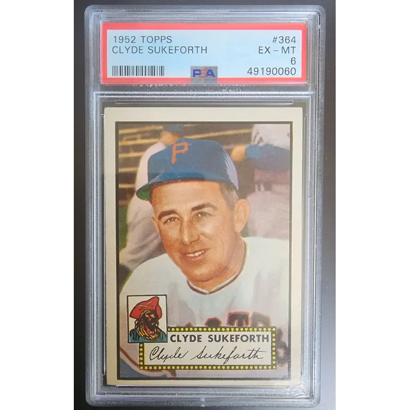 Clyde Sukeforth 1952 Topps #364 PSA 6