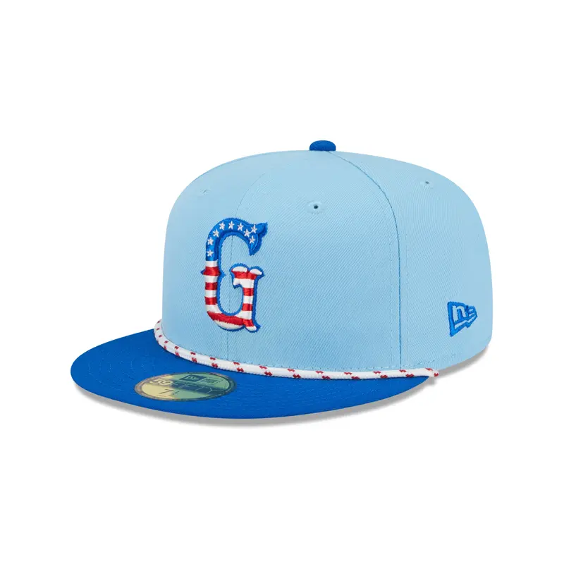 Greenville Drive New Era 2025 On Field July 4th 59FIFTY Hat