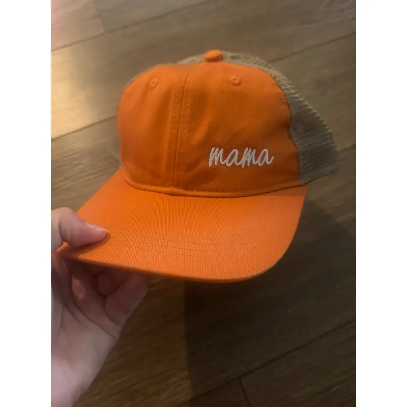 Texas Orange Mama Cap